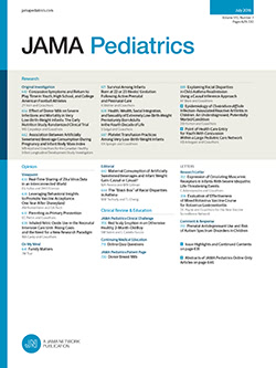 JAMA Pediatrics Cover